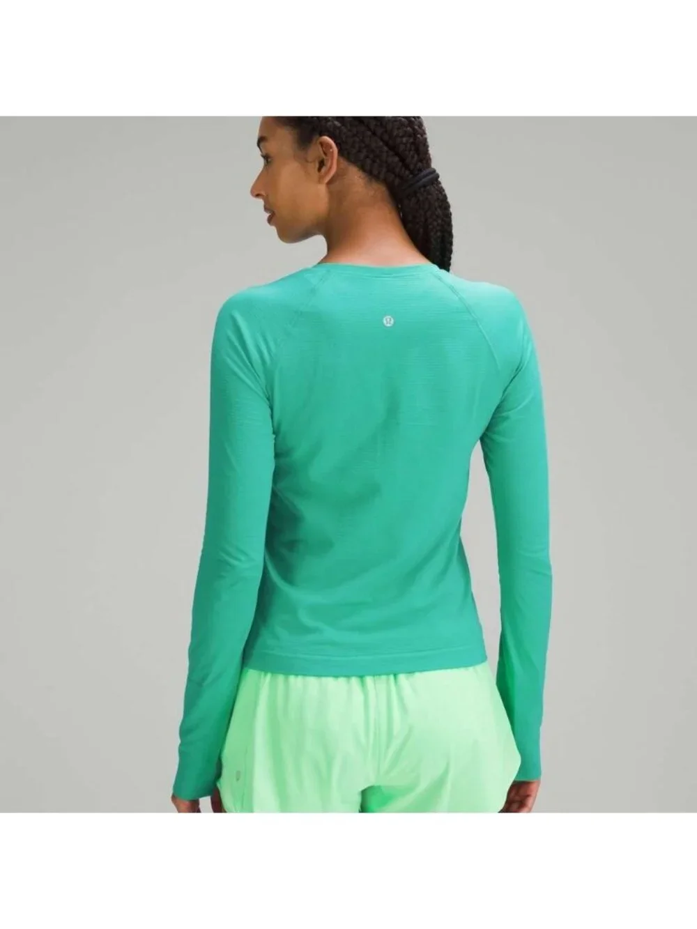 Lululemon Swiftly Tech Long-Sleeve Shirt 2.0 *Race Length Kelly Green